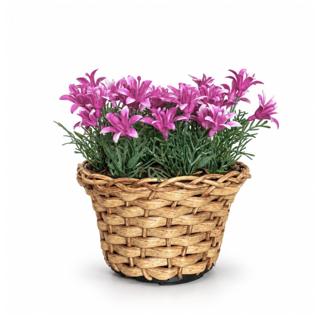 Vasinhos Planta Artificial Flores Decorativos Decoração Rack Sala Banheiro Cachepot