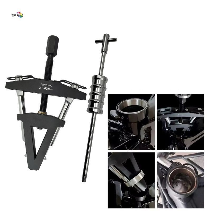 Ferramenta Extratora De Rolamento De Direção De Motocicleta-Remoção Rolo Cônico Para Copo De Aço