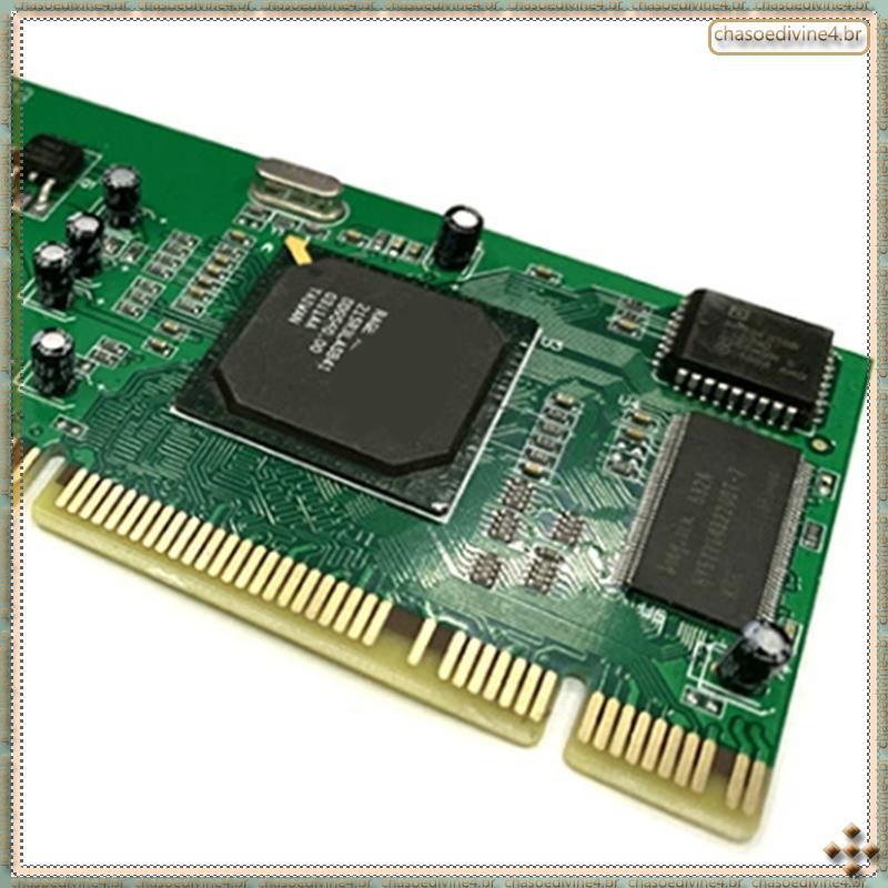 [Ykr] Placa Gráfica VGA PCI 8MB 32Bit Acessórios Para Computador Desktop ATI Rage XL