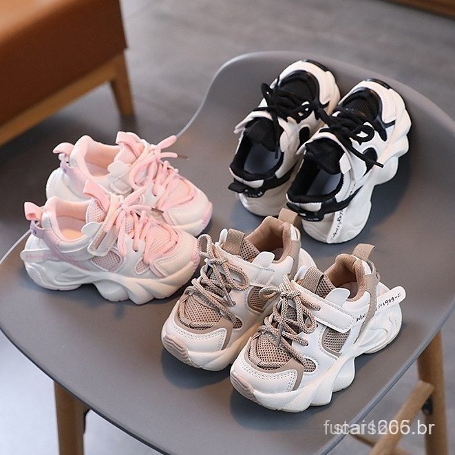 Crianças sapatos esportivos casuais crianças sapatos meninos moda tênis de corrida meninas leve sapatos macios