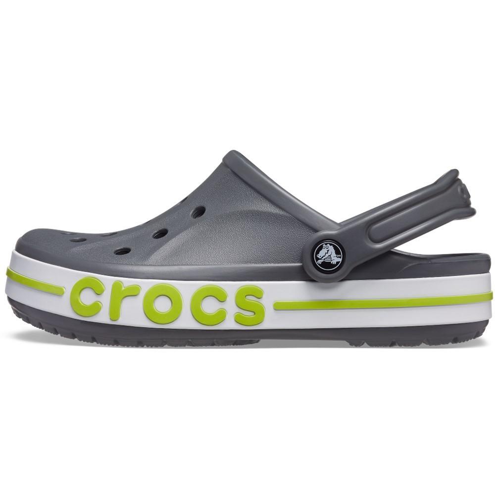 Sandália crocs bayaband clog slate grey/lime punch — imagem 2 de 2