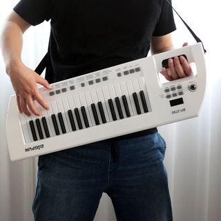 Marca ombro-para trás teclado eletrônico de 37 teclas desempenho de guitarra teclado eletrônico iniciantes teclado eletr
