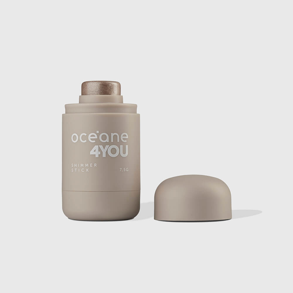 Iluminador em Bastão Perolado - Shimmer Stick Iced Pearl Oceane 4you 7,5g