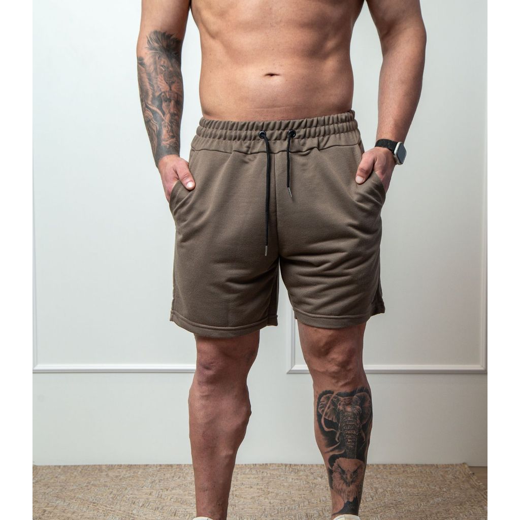 Bermuda Masculina Plus Size Com Bolsos Good Bless Marrom