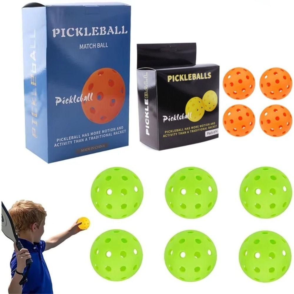 Bolas De Pickleball Ao Ar Livre FALLFORBEAUTYEJ , Colorido De Competição 74 Mm , Treinamento De 40 Furos