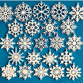 Kit Pendentes de arvore de natal flocos de neve de natal decorativo enfeites natalinos