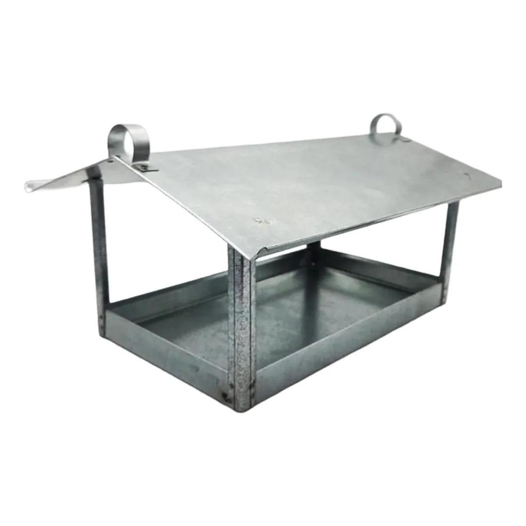 Comedouro Para Aves Pet Júnior Passaros Livres - Grande N/a Prateado
