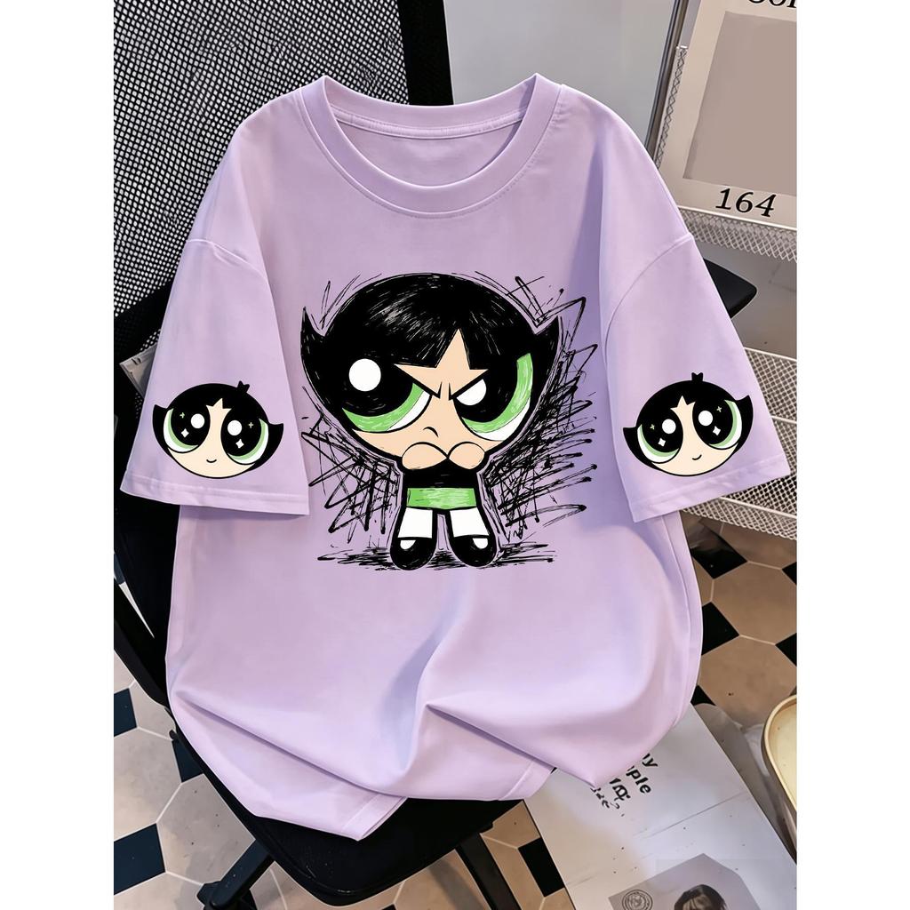 Camiseta T-shirt Feminina 100% Algodão Premium Poderosas Docinho Sketch Tendência Confortável