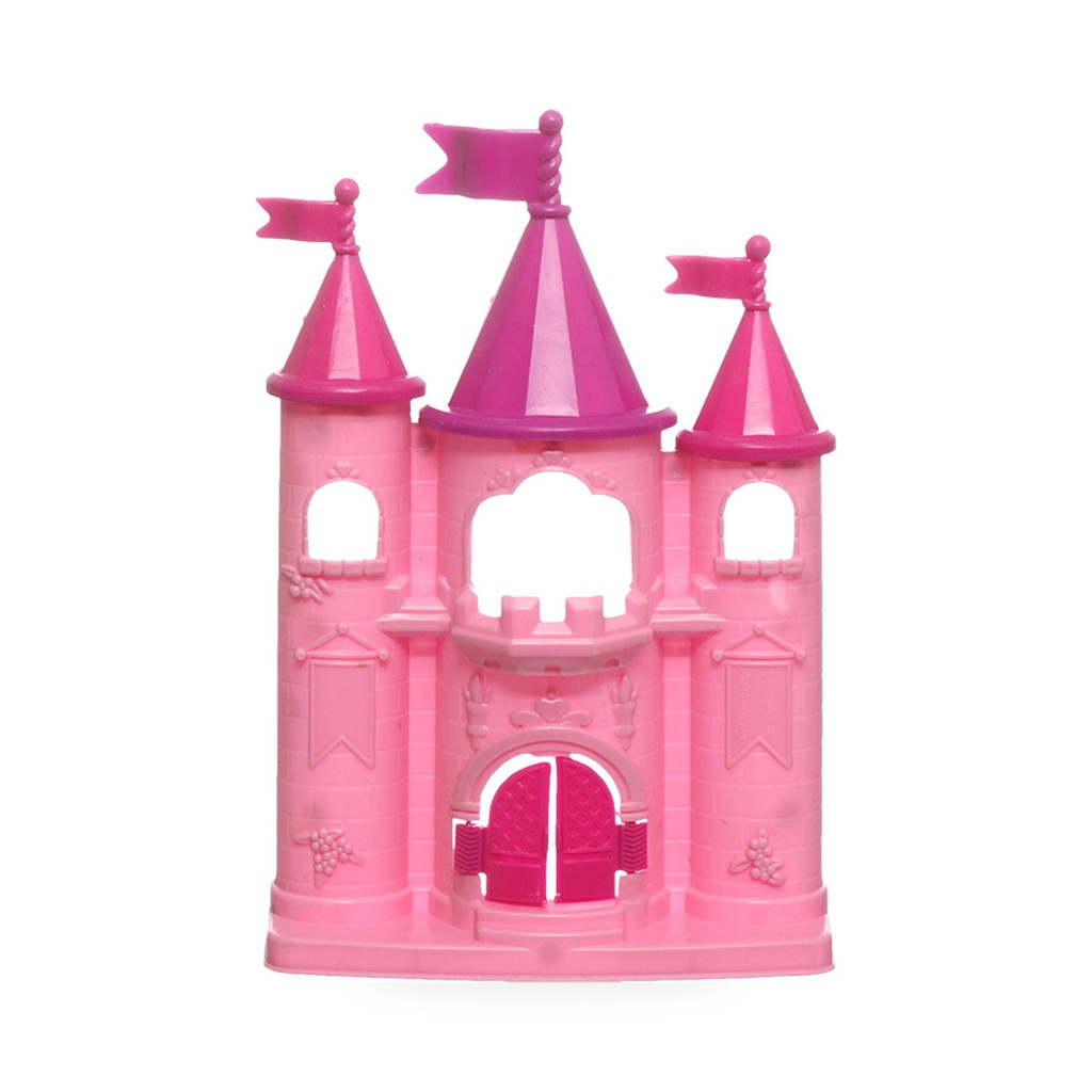 Castelo Real De Brinquedo Rosa 22cm Etitoys