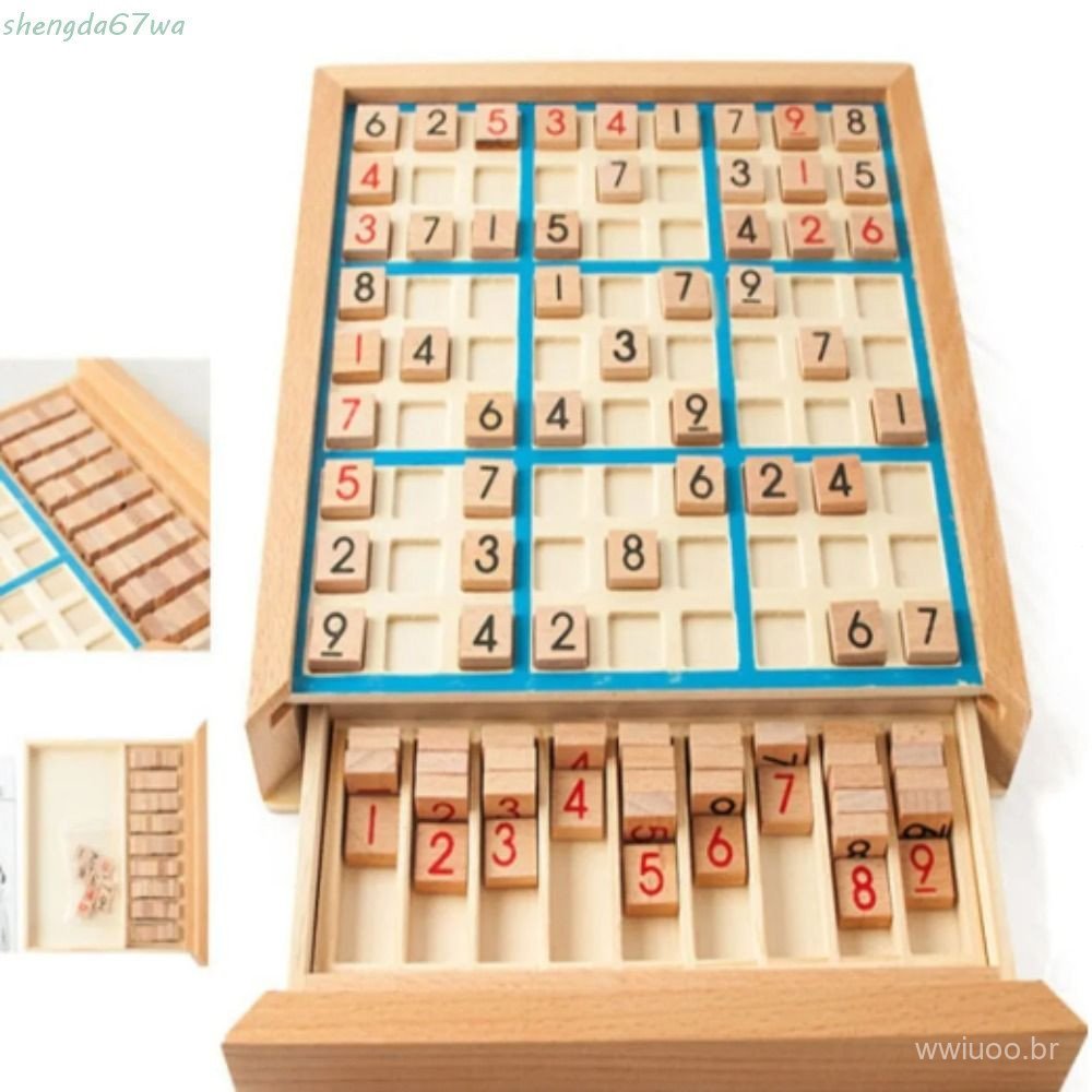 Brinquedo de jogo de sudoku e quebra-cabeça da marca Shengda, jogo de tabuleiro educativo, jogo de tabuleiro lógico, jog