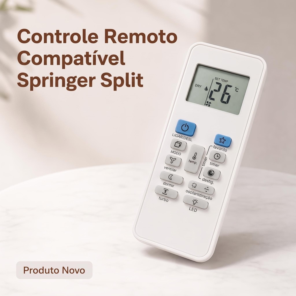 Controle Ar Condicionado Para Springer Carrier Rg52b/e