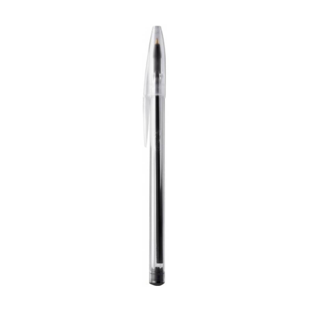 Caneta esferográfica Cristal Fina e 1 Cristal Intenso Preta e 1 Lápis preto nr2 Kit Prova Bic — imagem 2 de 2