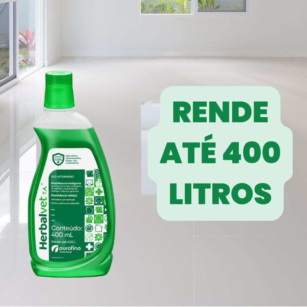 Herbalvet TA Desinfetante 400ml Para Ambiente C/Cães e Gatos — imagem 2 de 2