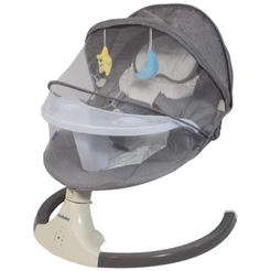 Cadeira De Balanço Automática Com Mosquiteiro, Bluetooth e Controle Remoto Sonatta Kababy Até 18kg