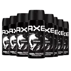 Kit Desodorante Aerosol Masculino Axe Urban Anti-Manchas 152ml - 8 unidades