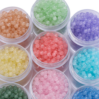 50/100 contas de vidro delicadas e lisas, 3-4 mm, com aspeto de jade, para pulseiras, colares e criação de joias f 2801