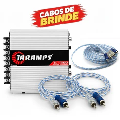 Módulo Amplificador Taramps Tl 1500 3 Canais Classe D Para Som Automotivo + Cabos brinde
