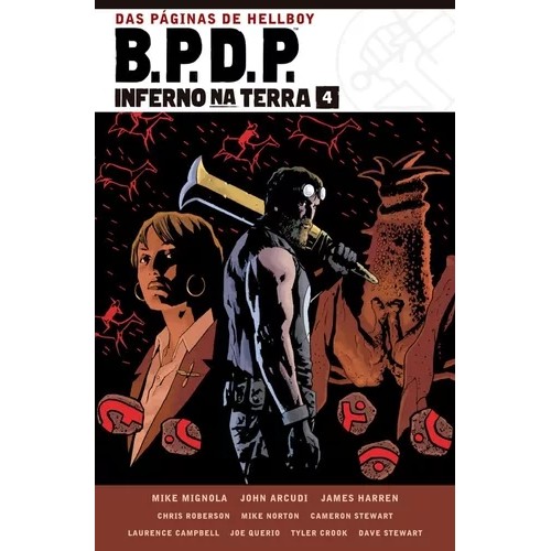 BPDP OMNIBUS - INFERNO NA TERRA VOL. 4 - - MYTHOS EDITORA autor Mike Mignola