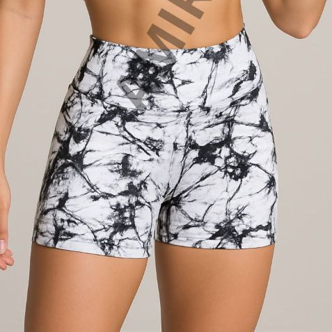 Short Marmorizado Academia Fitness em Oferta na Shopee