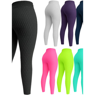 Legging Bolha Suplex Cós Alto Empina Bumbum Fitness Academia legue suplex textura Flocada Leg Cintura alta qualidade em Oferta na Shopee