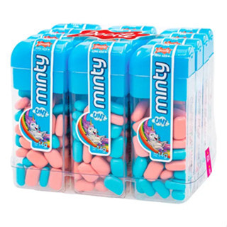 3 Un Bala Mini Minty Tutti-Frutti e Uva Pastilha Unicornio 14gr em Oferta na Shopee