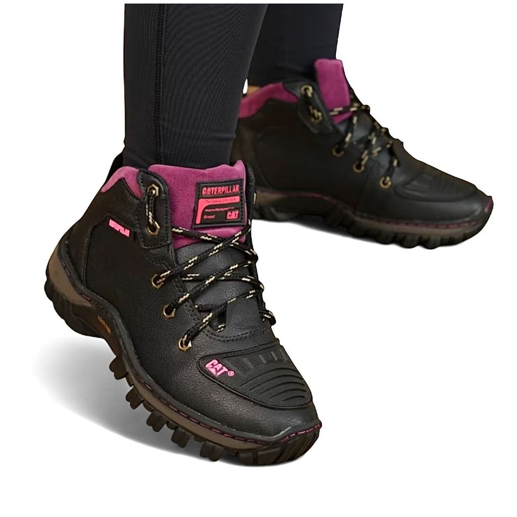 Bota Coturno Caterpillar Feminina  34 ao 39 Sola De Borracha Costurada Confortável Adventure Para Trabalho Trilha em Oferta na Shopee