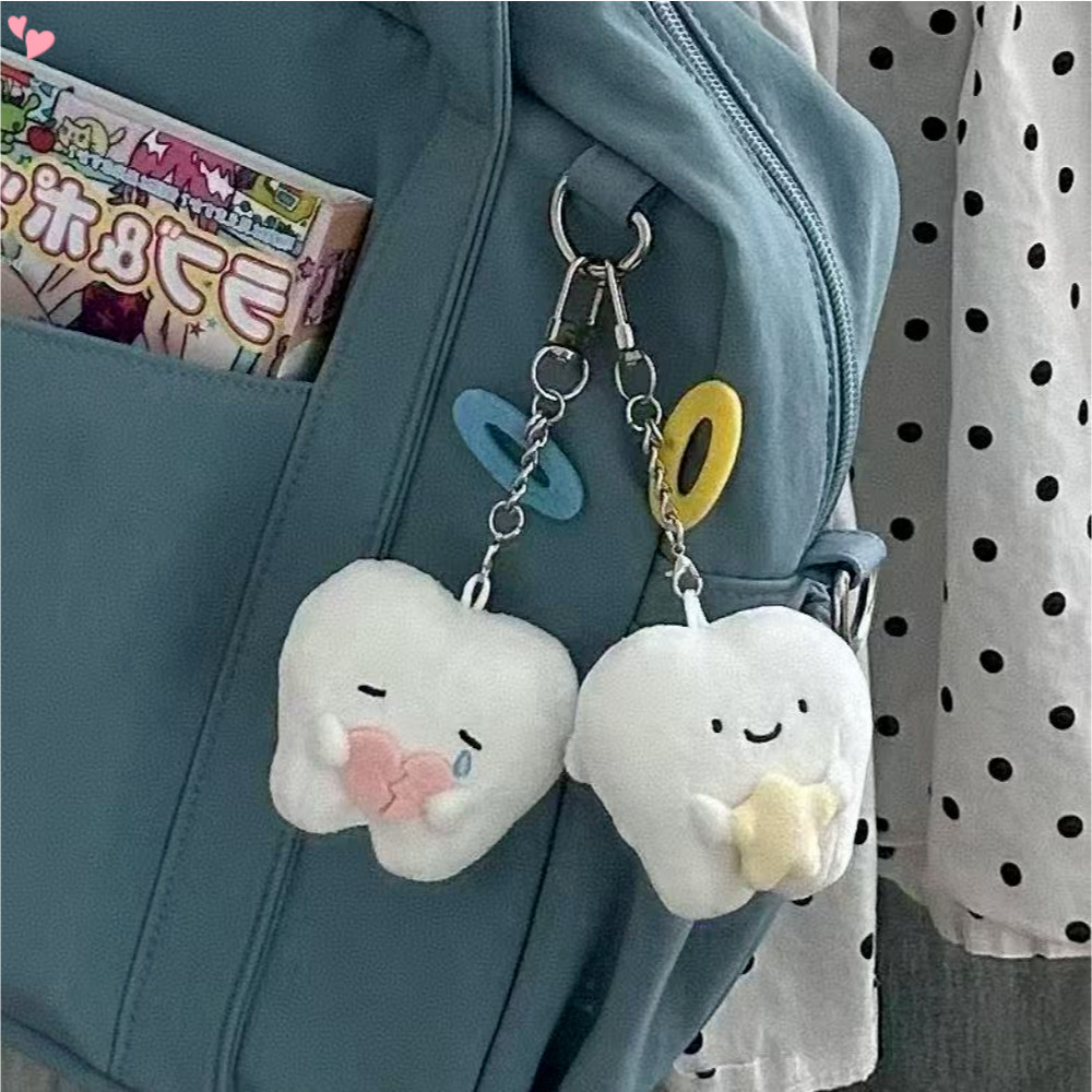 Chaveiro Fofo De Dente , De Pelúcia Macio , Brinquedos Para Crianças , Mochila , Bolsa em Oferta na Shopee
