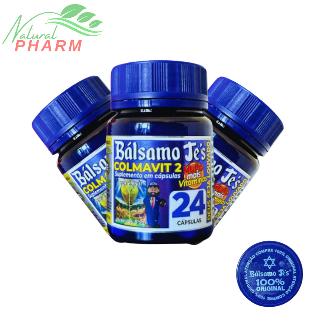 3 Bálsamo Je's Colmavit 2 Original em Oferta na Shopee