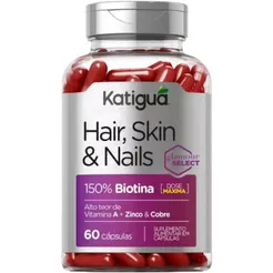 Skin Hair & Nails - 60 Cápsulas - Katiguá