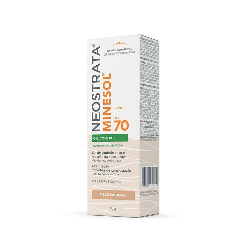 Detalhes do Protetor Solar Facial Neostrata Minesol Oil Control Médio Claro FPS70 40g