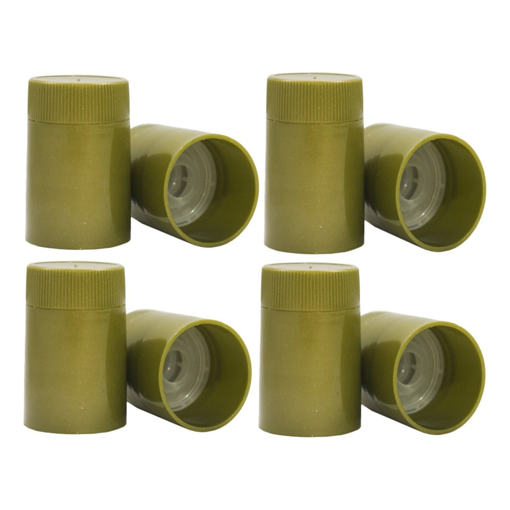 Tampas Plastica Conta Gotas De Pressão Para Litro Tipo 51 - Kit- 100 Un.