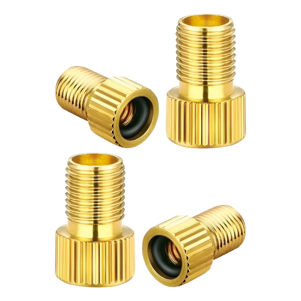 4 Bico Adaptador Válvula Câmara Ar Bike Presta/schrader
