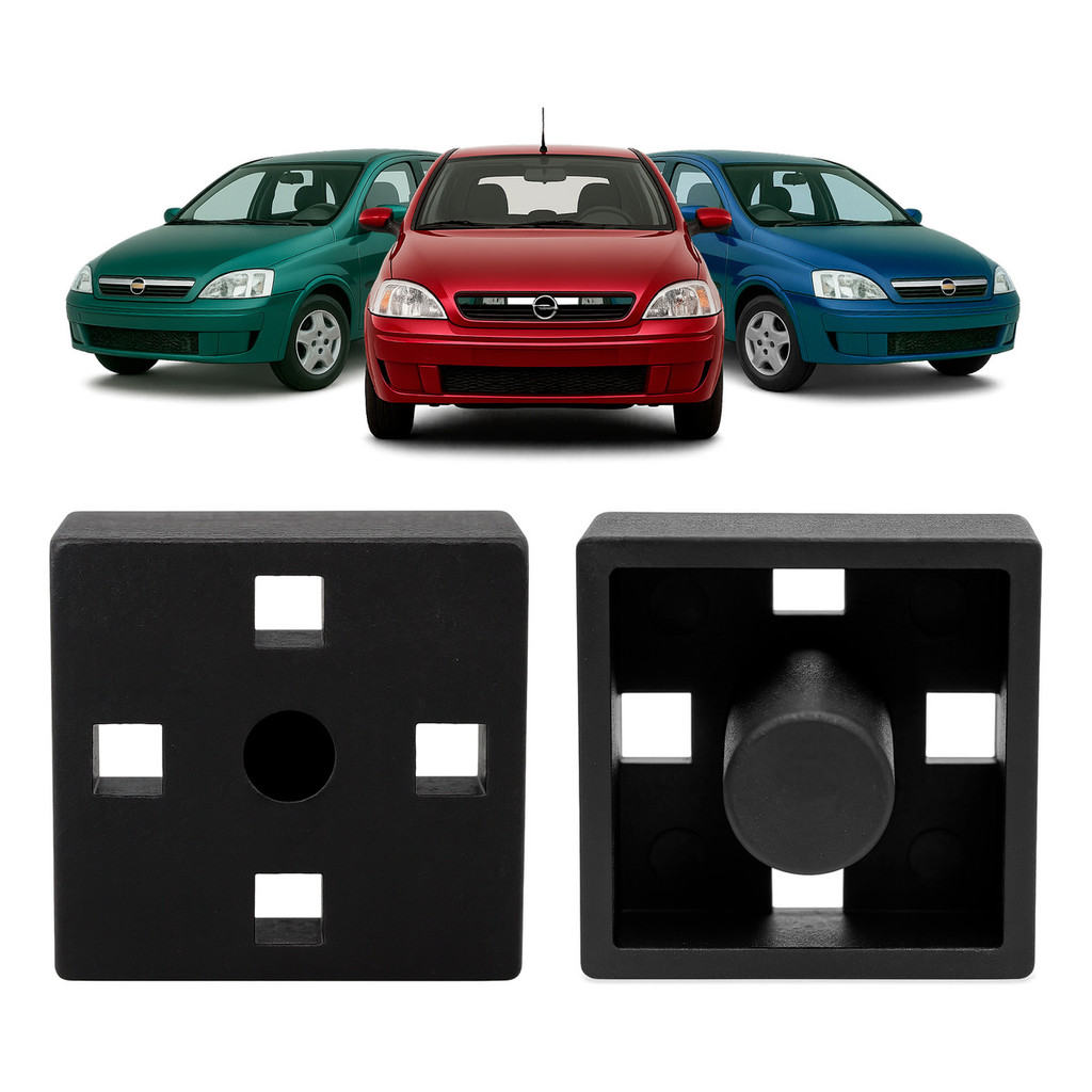 Par Pino Suporte Tampão Bagagito Corsa Hatch 2010/2011/2012