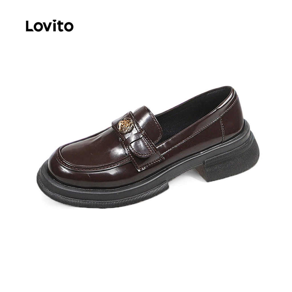 Lovito Sapatos Náuticos Elegantes Mocassins Sapatos de Barco para Mulheres LFA90250 em Oferta na Shopee