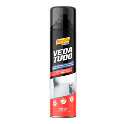 Spray Veda Tudo Impermeável Preto 400ml Mundial Prime AE0500008 – Vedação Rápida e Eficiente