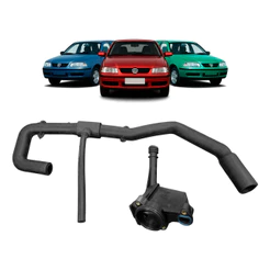 Kit Mangueira + Anti-chama Gol G3 G4 Parati G3 G4 1.0 8/16v