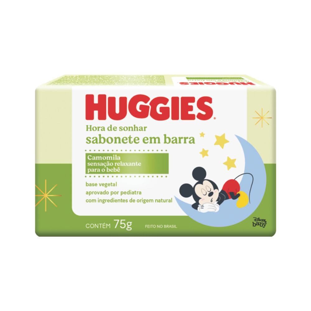 SABONETE EM BARRA HUGGIES HORA DE SONHAR 75G em Oferta na Shopee