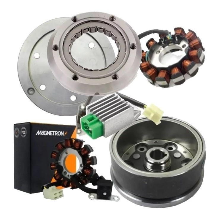 Kit Completo Placa-volante-estator honda Fan 125 2009 2010 2011 2012 2013 2014 2015 partida Cod.9035