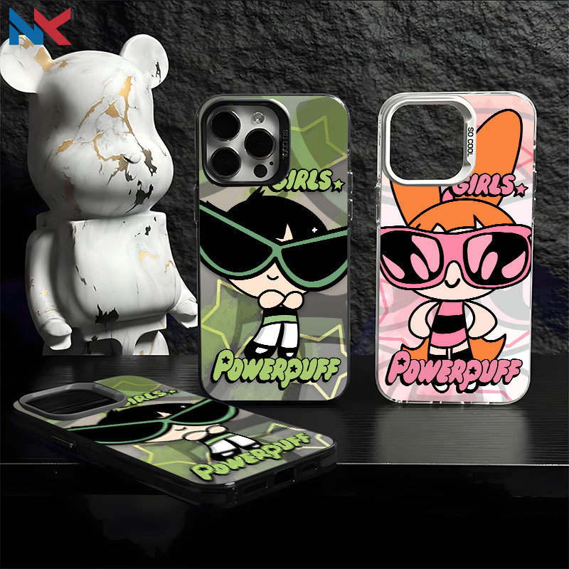 Capa Para Samsung S24 Plus S23 FE S23Ullta S21 S22 S20 A56 A55 A54 A16 A15 A35 IMD Caso De Telefone Legal Powerpuff NKCa