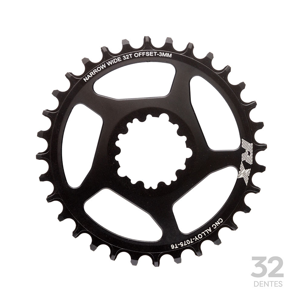 COROA SINGLE NARROW WIDE DIRECT MOUNT 32 DENTES