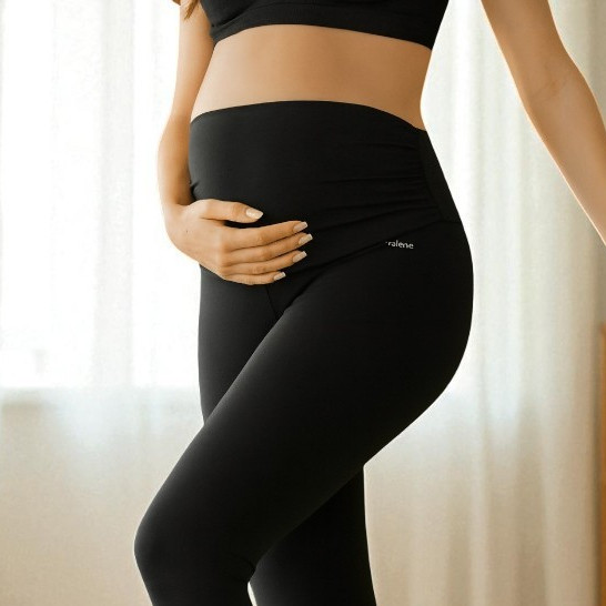 Calça Legging Gestante Selene Original – Sem Costura, Fitness e Confortável