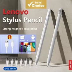 Caneta Lenovo BP16 para iPad com ponta Apple Pencil, carregamento rápido USB-C, caneta universal para tablet com
