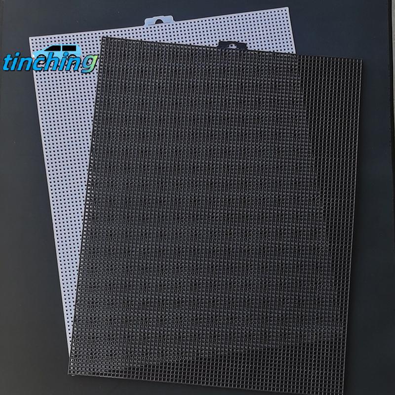 [Tinchigh] Folhas De Plástico 14 Contagens Tecido De Malha Cruz Lona Olho Para Bordado DIY Artesanato Novo