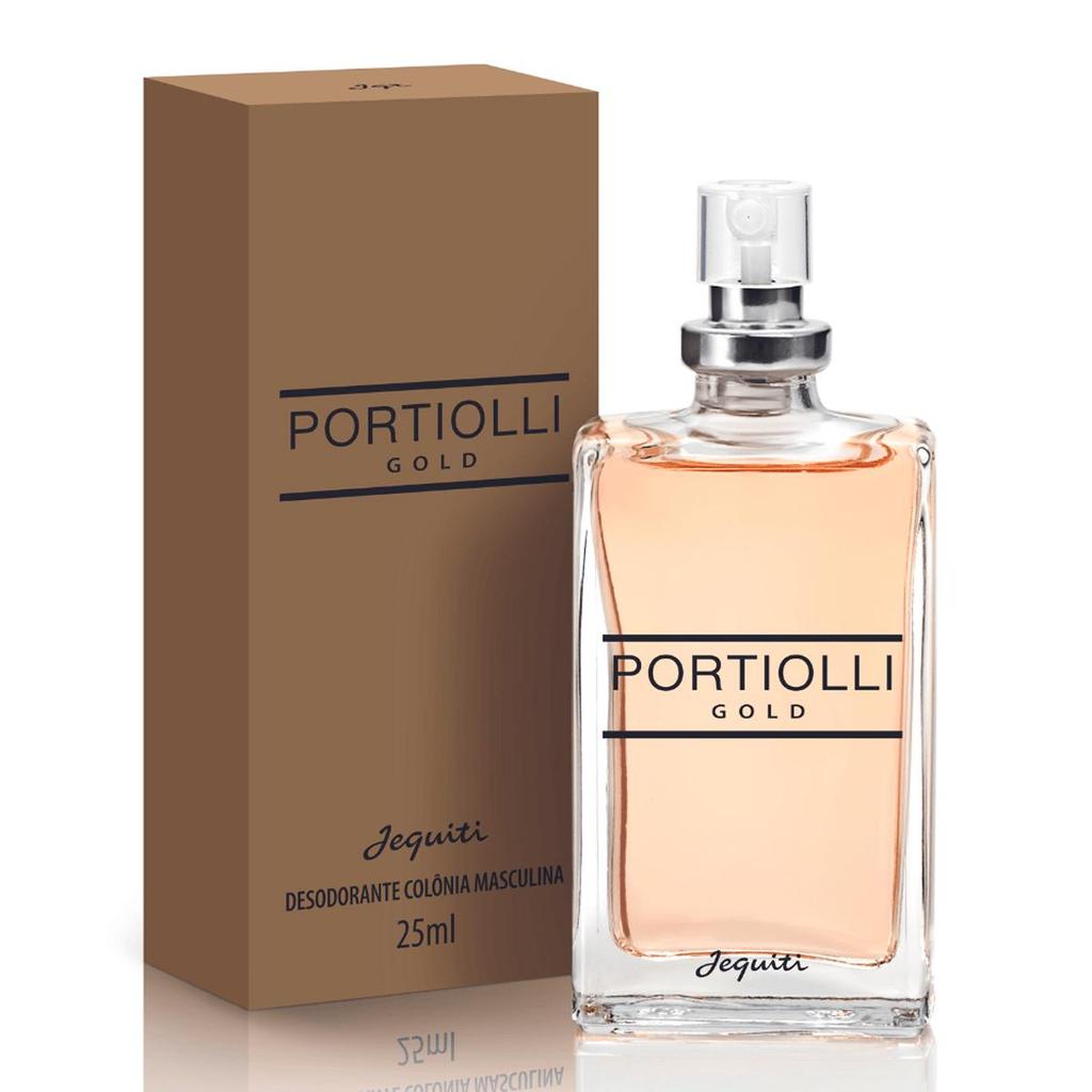 Desodorante Colônia Portiolli Gold Masculino Oriental Sensual 25ml - Jequiti