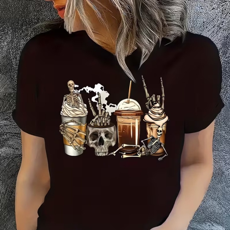 Camiseta Feminina Estampa  Rock Exclusiva 100% Algodão Blusa Estilo Urbano Camisa Confortavel Macia Envio Imediato