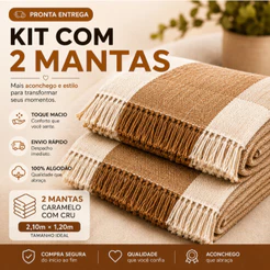 Kit manta Para Sofá Cama Grande Decorativa Protetora 2.10x1.20 Luxo direto da fabrica