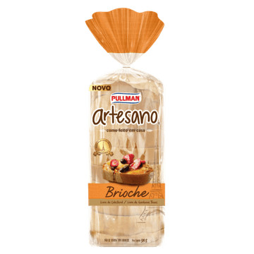 Pão Brioche de Forma Pullman Artesano