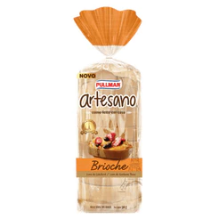 Pullman Pão Brioche de Forma Artesano Pacote 500g
