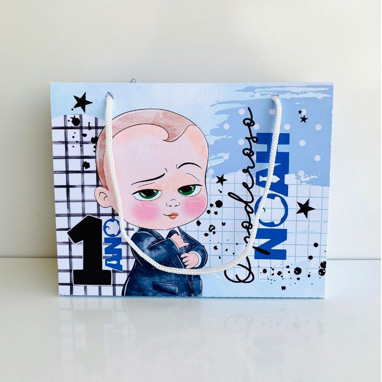 Sacolinha Surpresa G Poderoso Chefinho Aniversário Festa Presentes 15,5x20x5,7cm