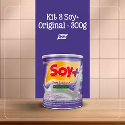 Kit 3 Soy+ Original - 300 g